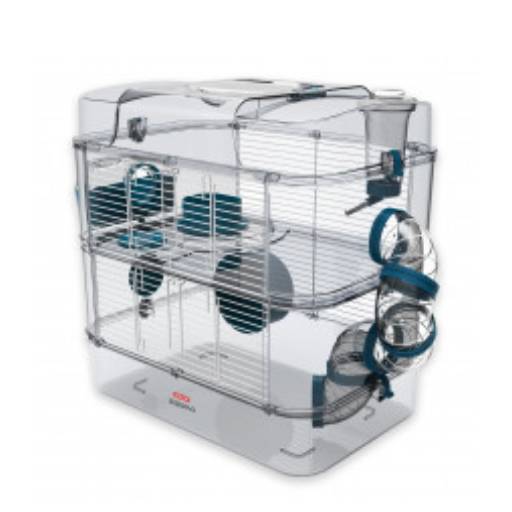 Rody 3 Duo Rodent Cage Grenadine blue