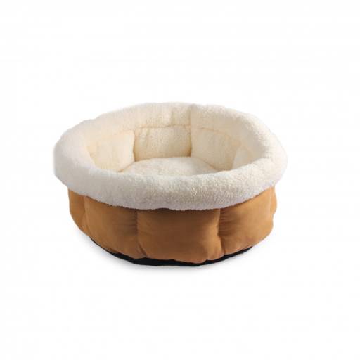 This bed is perfect for your pets to cuddle up in. Super soft polyfill gives your pets the comfort and support needed for an any time nap. 1