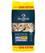 pro nutrition prestige cat adult sterilised chicken 102kg