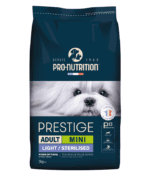 pro nutrition prestige dog adult mini light sterilised 3kg