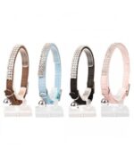 LR11188 Duvo Cat Collar Mixed Colors 20 30cm 10mmTexture Bling Bling